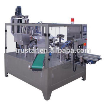 rotary type premade bag packing machine for zipper bag